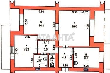 3-кімнатна квартира за адресою Мира пр. (площа 82 м²) - Atlanta.ua - фото 17