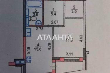 1-комнатная квартира по адресу ул. Дубищанская (площадь 39,7 м²) - Atlanta.ua - фото 15
