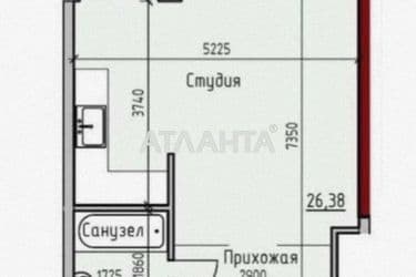 1-room apartment apartment by the address st. Primorskaya Suvorova (area 37 m²) - Atlanta.ua - photo 15