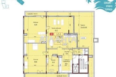 3-rooms apartment apartment by the address st. Mayachnyy per (area 278,6 m²) - Atlanta.ua - photo 12