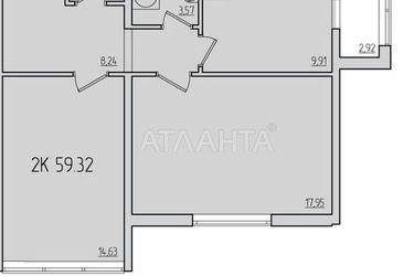 2-rooms apartment apartment by the address st. Zhemchuzhnaya (area 59 m²) - Atlanta.ua - photo 8