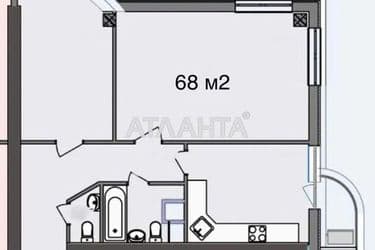 2-rooms apartment apartment by the address st. Gagarinskoe plato (area 68 m²) - Atlanta.ua - photo 22