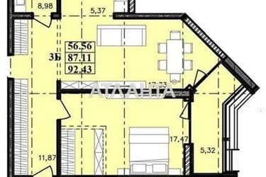 3-rooms apartment apartment by the address st. Franko Ivana (area 93,5 m²) - Atlanta.ua - photo 32