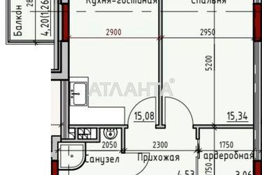 1-room apartment apartment by the address st. Dachnaya (area 43,0 m2) - Atlanta.ua - photo 11