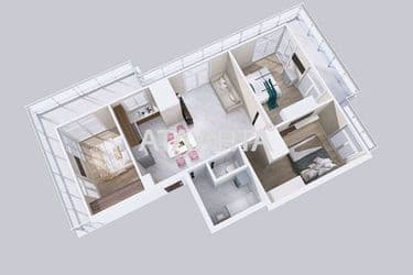 3-кімнатна квартира за адресою вул. Орлика Пилипа (площа 93,4 м²) - Atlanta.ua - фото 41