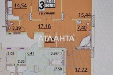 3-rooms apartment apartment by the address st. Malinovskogo marsh (area 100,6 m²) - Atlanta.ua - photo 4