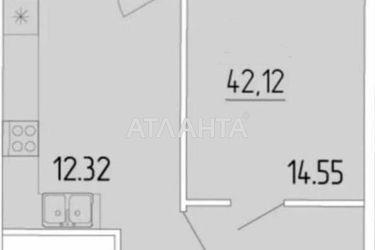 1-комнатная квартира по адресу ул. Краснова (площадь 42,1 м²) - Atlanta.ua - фото 8