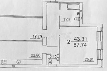 3-комнатная квартира по адресу ул. Марии Приймаченко (площадь 86,0 м2) - Atlanta.ua - фото 20