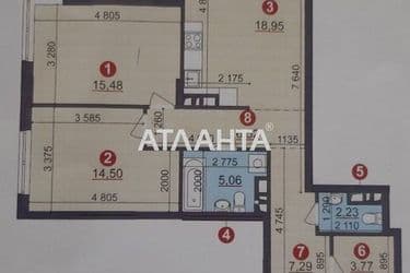 2-к квартира на улице Олександра Олеся  - Atlanta.ua - фото 12