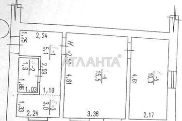 2-rooms apartment apartment by the address st. Karnaukhina (area 34,1 m²) - Atlanta.ua - photo 18