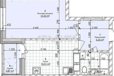 1-room apartment apartment by the address st. Ul Avtozavodskaya (area 38,2 m²) - Atlanta.ua - photo 20