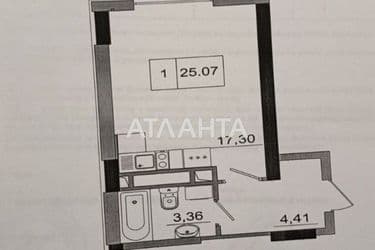 1-к apartment on street 7 km ovidiopoleskoy dor  na 7-y km Ovidiopol  dor  - Atlanta.ua - photo 3