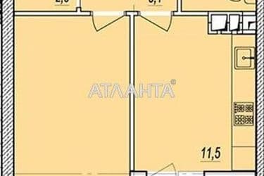 1-room apartment apartment by the address st. Prokhorovskaya Khvorostina (area 46,2 m²) - Atlanta.ua - photo 19