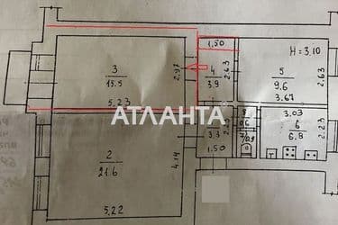 Room in dormitory apartment by the address st. Manezhnaya (area 21,6 m²) - Atlanta.ua - photo 20
