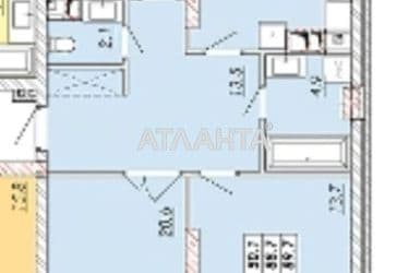 3-rooms apartment apartment by the address st. Ovidiopolskaya dor (area 89,7 m²) - Atlanta.ua - photo 7