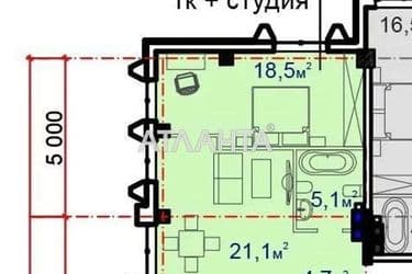 1-room apartment apartment by the address st. Bolshaya arnautskaya Chkalova (area 51,2 m²) - Atlanta.ua - photo 12