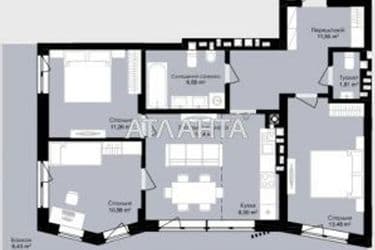 3-rooms apartment apartment by the address st. Okruzhnaya ul (area 83,6 m²) - Atlanta.ua - photo 19