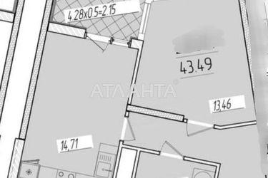 1-room apartment apartment by the address st. Krasnova (area 43,5 m²) - Atlanta.ua - photo 10