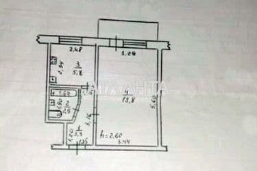 1-room apartment apartment by the address st. Geroev Krut Tereshkovoy (area 33 m²) - Atlanta.ua - photo 23