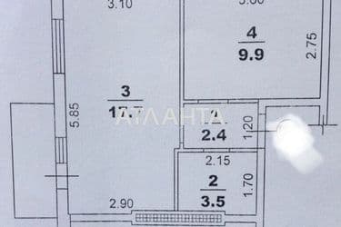 2-rooms apartment apartment by the address st. Lyustdorfskaya dor Chernomorskaya dor (area 65 m²) - Atlanta.ua - photo 48