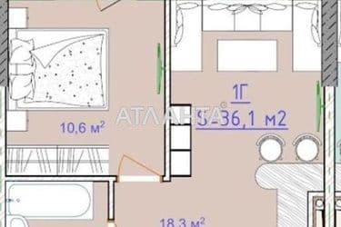 1-room apartment apartment by the address st. Vilyamsa ak (area 36,1 m²) - Atlanta.ua - photo 12