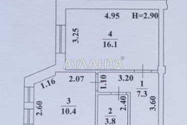 1-room apartment apartment by the address st. Tulskaya (area 37,6 m²) - Atlanta.ua - photo 25