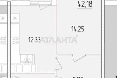 1-комнатная квартира по адресу ул. Краснова (площадь 42,2 м²) - Atlanta.ua - фото 30