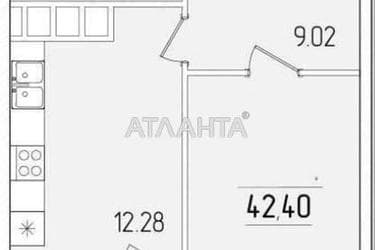 1-комнатная квартира по адресу ул. Краснова (площадь 43 м²) - Atlanta.ua - фото 6