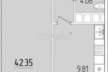 1-комнатная квартира по адресу ул. Краснова (площадь 42 м²) - Atlanta.ua - фото 8