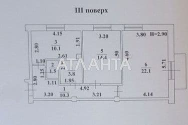 2-rooms apartment apartment by the address st. Tulskaya (area 63,1 m²) - Atlanta.ua - photo 18