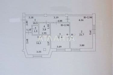 2-rooms apartment apartment by the address st. Tulskaya (area 65,4 m²) - Atlanta.ua - photo 21