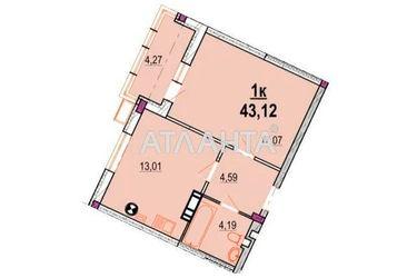 1-комнатная квартира по адресу ул. Ивана Богуна (площадь 43 м²) - Atlanta.ua - фото 29