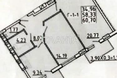 2-rooms apartment apartment by the address st. Lyustdorfskaya dor Chernomorskaya dor (area 61 m²) - Atlanta.ua - photo 23