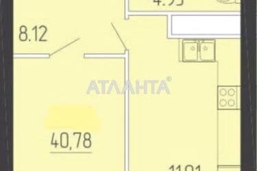 1-room apartment apartment by the address st. Krasnova (area 40,8 m²) - Atlanta.ua - photo 14