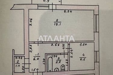 1-room apartment apartment by the address st. 40 let pobedy (area 37,2 m²) - Atlanta.ua - photo 18