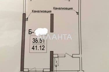 1-кімнатна квартира за адресою вул. Дача Ковалевського (площа 41,1 м²) - Atlanta.ua - фото 7