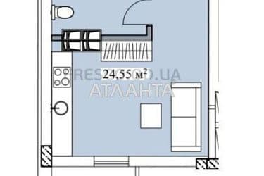 1-комнатная квартира по адресу Ванный пер. (площадь 24,6 м²) - Atlanta.ua - фото 19