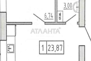 1-room apartment apartment by the address st. Spreysa (area 23,9 m²) - Atlanta.ua - photo 20