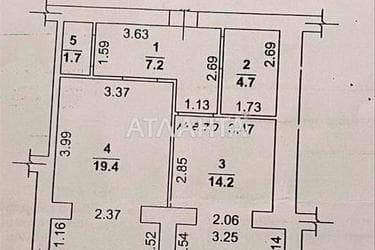 1-комнатная квартира по адресу ул. Сахарова (площадь 38,5 м²) - Atlanta.ua - imageAlt 22