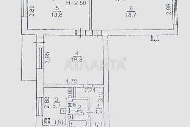 3-кімнатна квартира за адресою Ботанічний пров. (площа 66 м²) - Atlanta.ua - фото 24