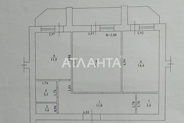 2-rooms apartment apartment by the address st. Dyukovskaya Nagornaya (area 71,3 m²) - Atlanta.ua - photo 30
