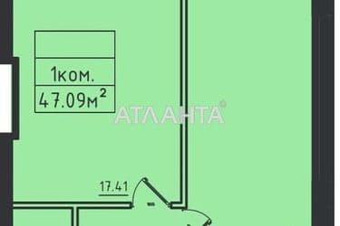 1-room apartment apartment by the address st. Dacha Kovalevskogo Amundsena (area 41,2 m²) - Atlanta.ua - photo 6