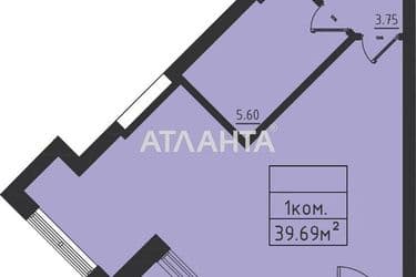 1-room apartment apartment by the address st. Dacha Kovalevskogo Amundsena (area 39,7 m²) - Atlanta.ua - photo 6