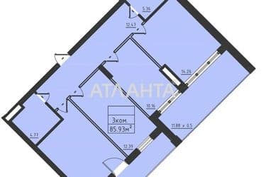 3-rooms apartment apartment by the address st. Dacha Kovalevskogo Amundsena (area 97,5 m²) - Atlanta.ua - photo 12