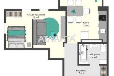 1-room apartment apartment by the address st. Bocharova gen (area 39,4 m²) - Atlanta.ua - photo 14
