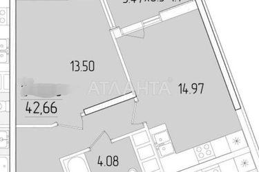 1-room apartment apartment by the address st. Krasnova (area 42,7 m²) - Atlanta.ua - photo 20