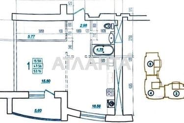 1-room apartment apartment by the address st. Parusnaya Geroev Stalingrada (area 52 m²) - Atlanta.ua - photo 12