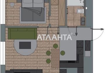 1-room apartment apartment by the address st. Filatova ak (area 47,4 m²) - Atlanta.ua - photo 13