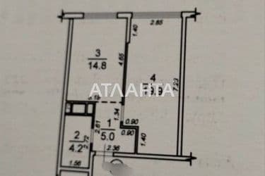 1-room apartment apartment by the address st. Zhemchuzhnaya (area 44 m²) - Atlanta.ua - photo 35