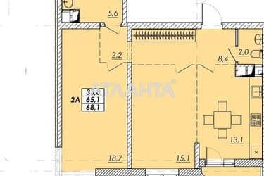 2-rooms apartment apartment by the address st. Prokhorovskaya Khvorostina (area 68 m²) - Atlanta.ua - photo 6